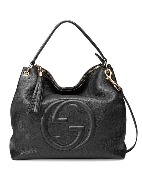 gucci soho hobo black